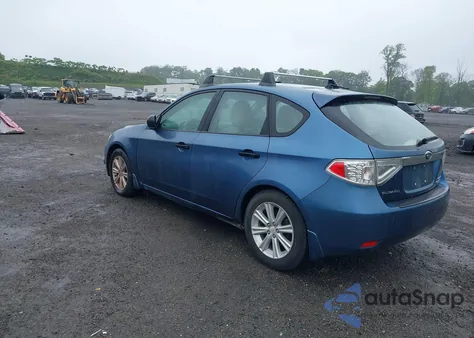 2008 Subaru Impreza 2.5I из США, поврежденный, VIN JF1GH61648H809758
